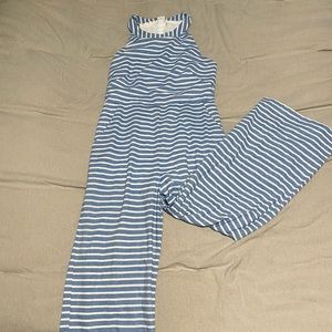 PRETTYGARDEN// stripped romper// Small